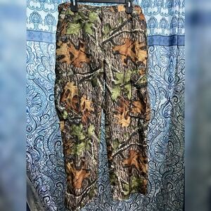 Mossy Oak Obsession Camo Pants Men Large Camouflage Hunting Cargo Liteweight